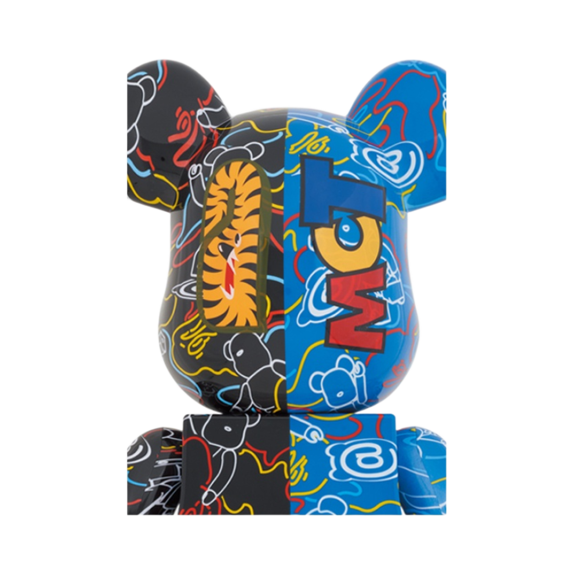 베어브릭 x 베이프 라인 카모 샤크 1000%(Bearbrick x BAPE Line Camo Shark 1000%) - 2