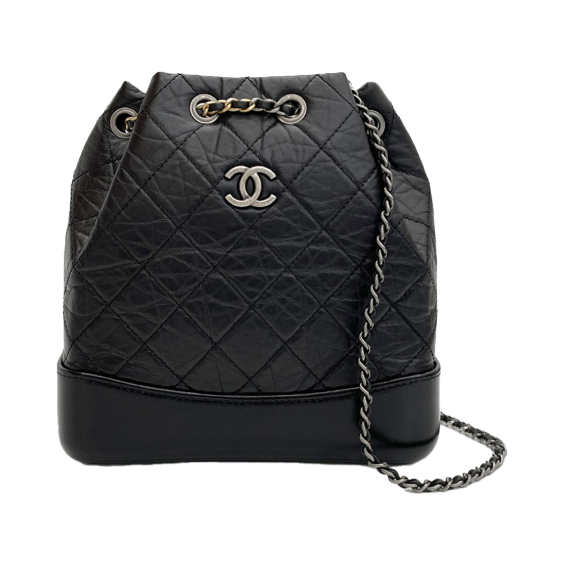 샤넬 가브리엘 백팩 블랙 빈티지은장 카프스킨