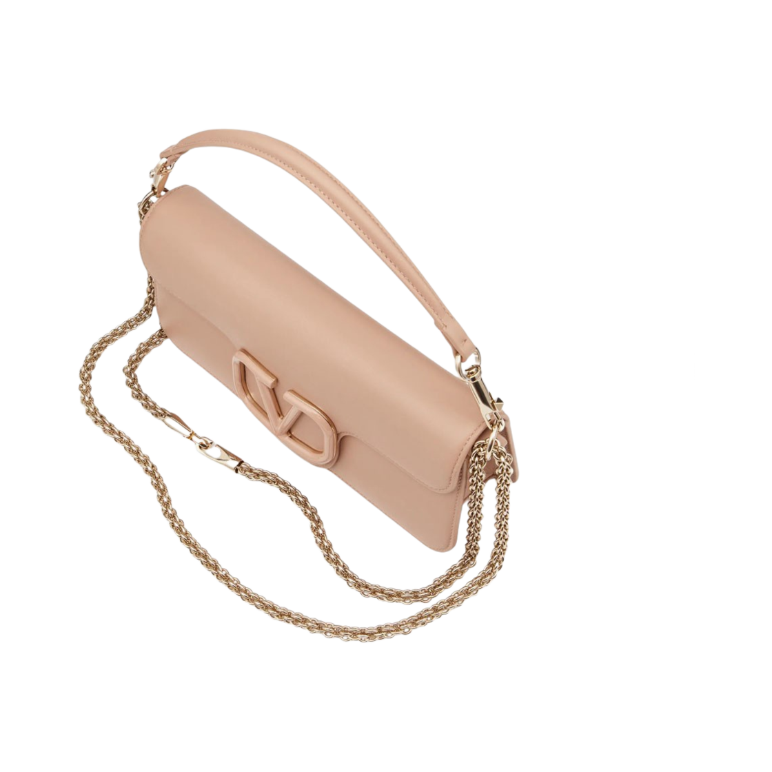 발렌티노 로코 카프스킨 숄더백 로즈 카넬(Valentino Loco Calfskin Shoulder Bag Rose Cannelle) - 4