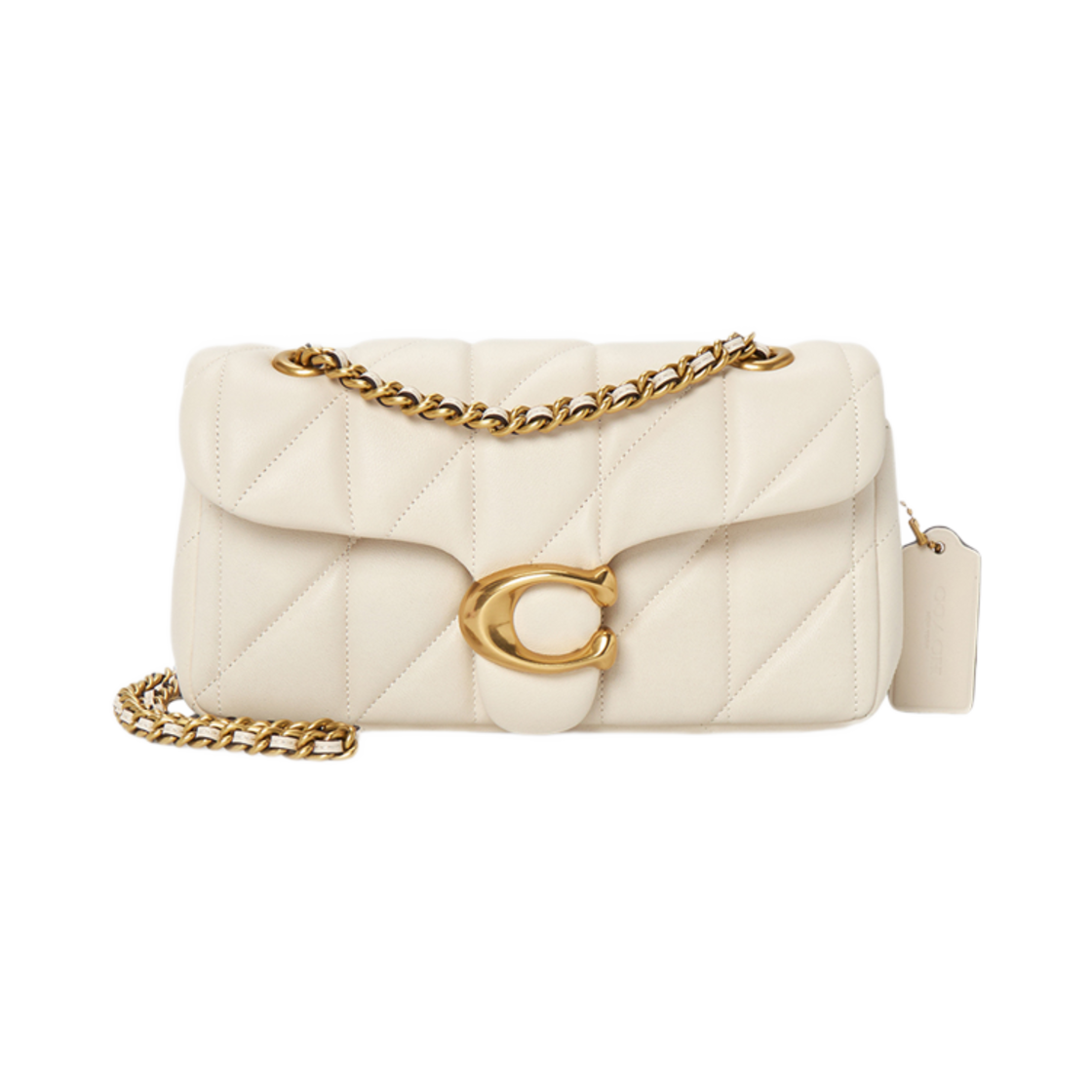 CP149-B4HA Coach Tabby 20 Chain Shoulder Bag Ivory
