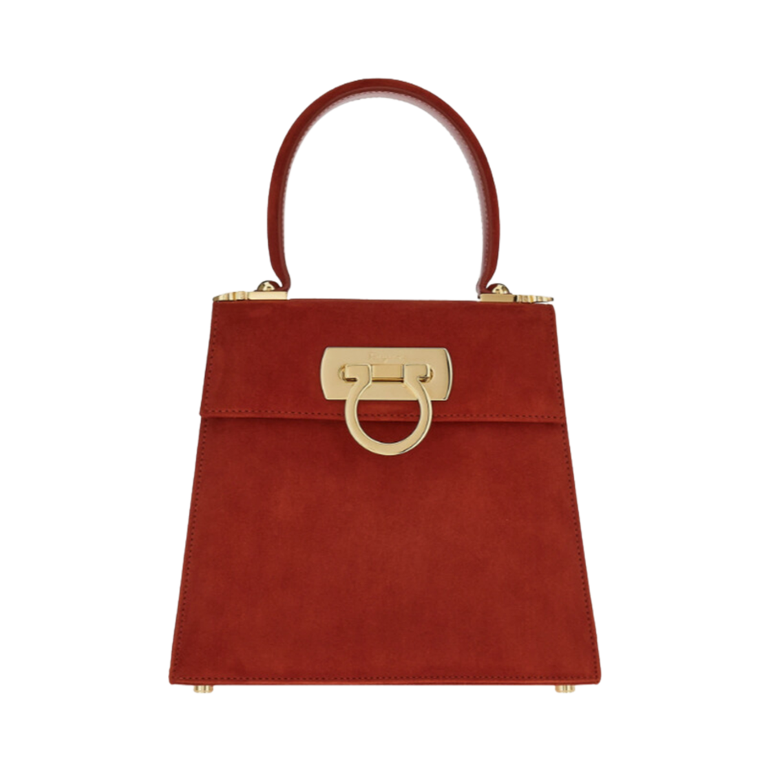 페라가모 스몰 켈리백 벨벳 레드(Ferragamo Small Kelly Bag Velvet red) - 1