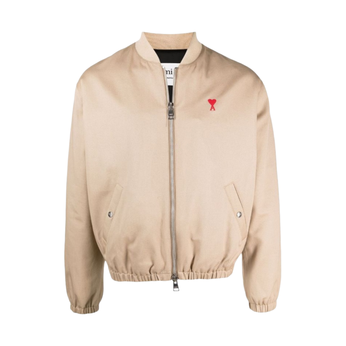 아미 스몰 하트 로고 봄버 자켓 샴페인(AMI de Coeur Bomber Jacket Champagne) - 1