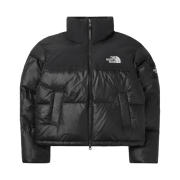 (W) The North Face Nuptse On Ball Jacket Black