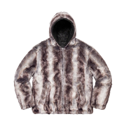 Supreme Faux Fur Reversible Hooded Jacket Black - 20FW