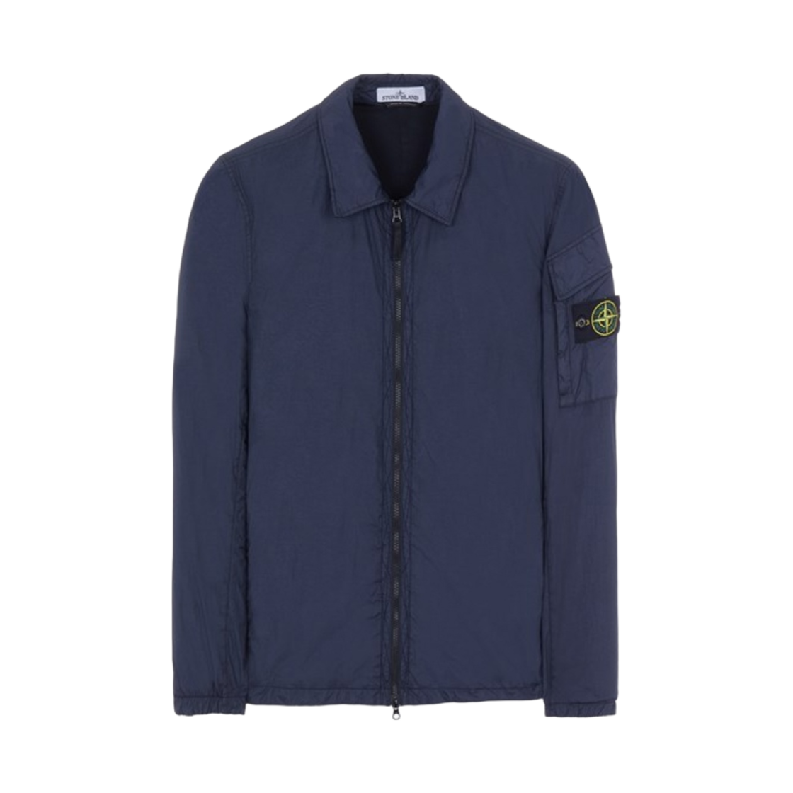 스톤 아일랜드 10223 크링클랩스 나일론 가먼트 다이드 오버셔츠 네이비 블루 - 22FW(Stone Island 10223 Crinkle Reps Nylon Garment Dyed Overshirt Navy Blue - 22FW) - 1