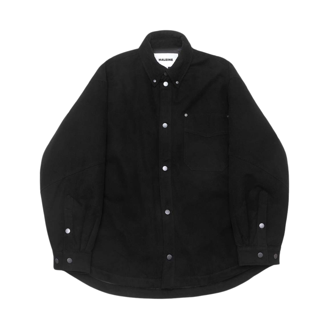 알렌느 패디드 워크 셔츠 자켓 블랙(Haleine Padded Work Shirt Jacket Black (VJ316))