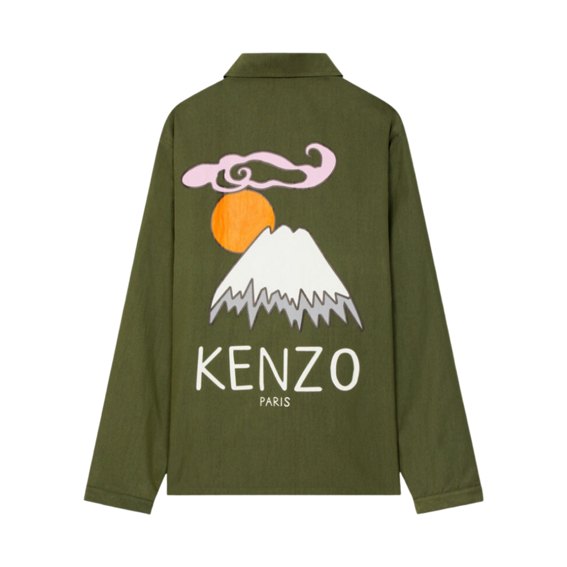겐조 파리 재팬 코치 자켓 다크 카키(Kenzo Paris Japan Coach Jacket Dark Khaki) - 1