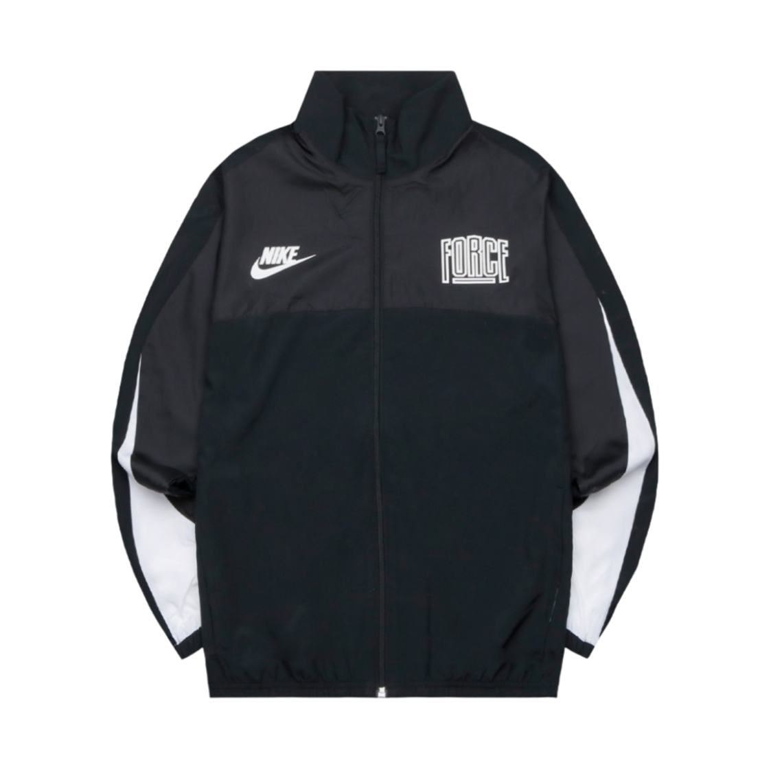 나이키 스타팅 파이브 베스킷볼 자켓 블랙 화이트 - 아시아