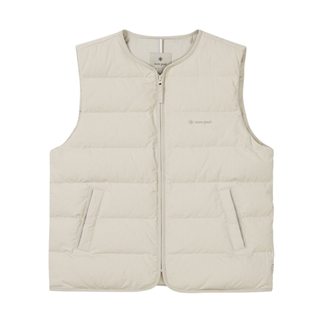 스노우 피크 랜드 라이트웨이트 다운 베스트 라이트 베이지(Snow Peak Land Lightweight Down Vest Light Beige)