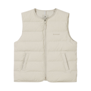 Snow Peak Land Lightweight Down Vest Light Beige
