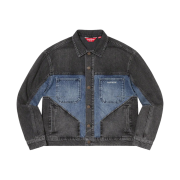 Supreme 2-Tone Paneled Denim Jacket Black - 22FW