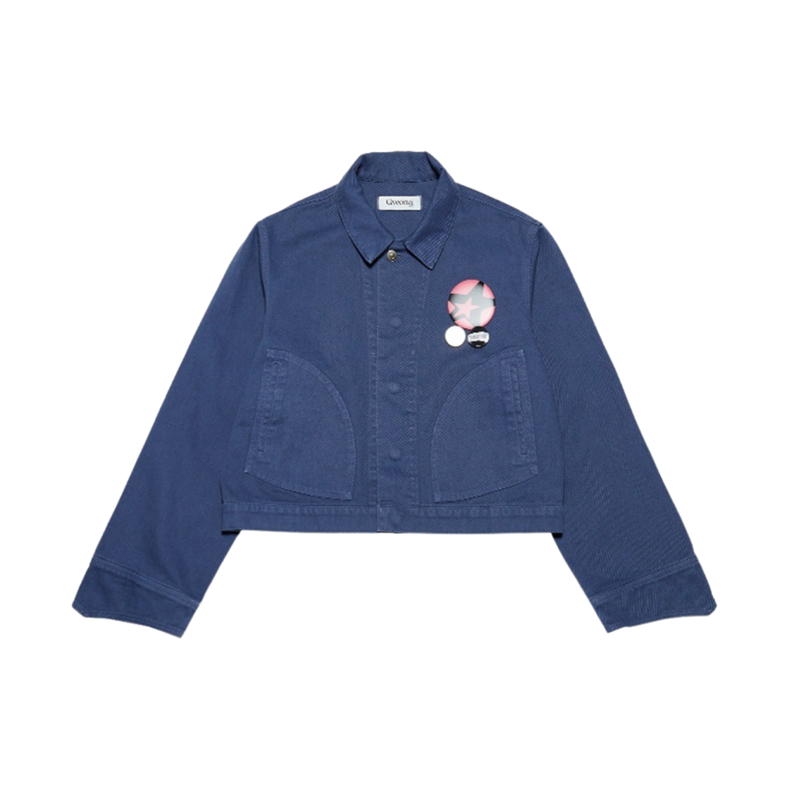 GY31TJ06VB00 Gyeong Vtg Washed Twill Jacket Vintage Blue