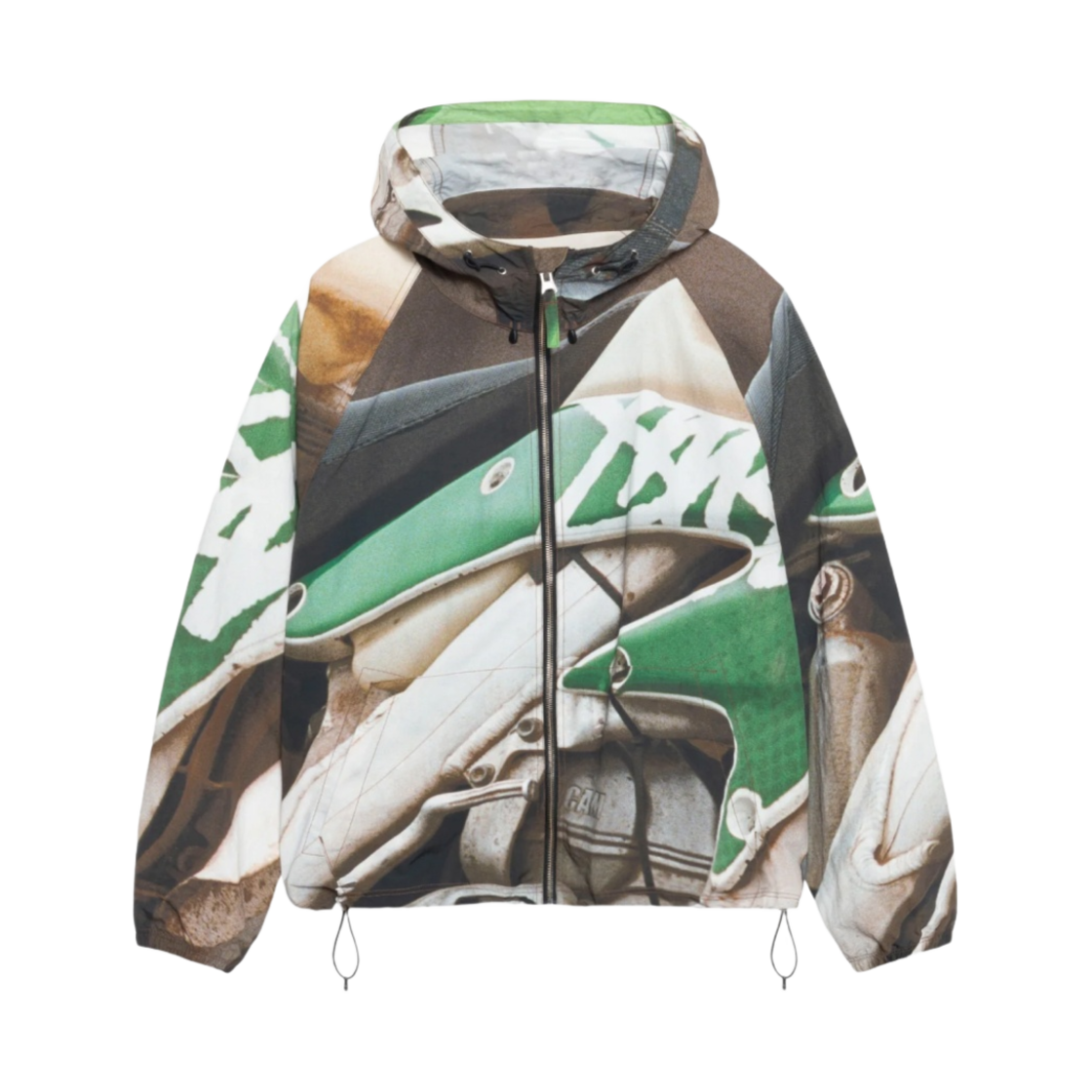 스투시 비치 쉘 바자 프린트 멀티