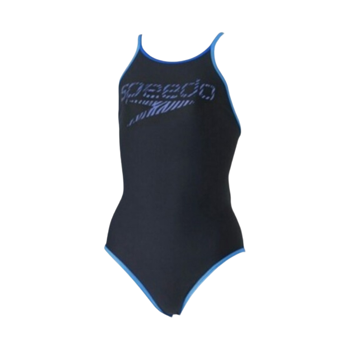 (W) 스피도 지브라로고 원피스 턴스 블랙 블루((W) Speedo Zebra Logo One Piece Turnz Black Blue)