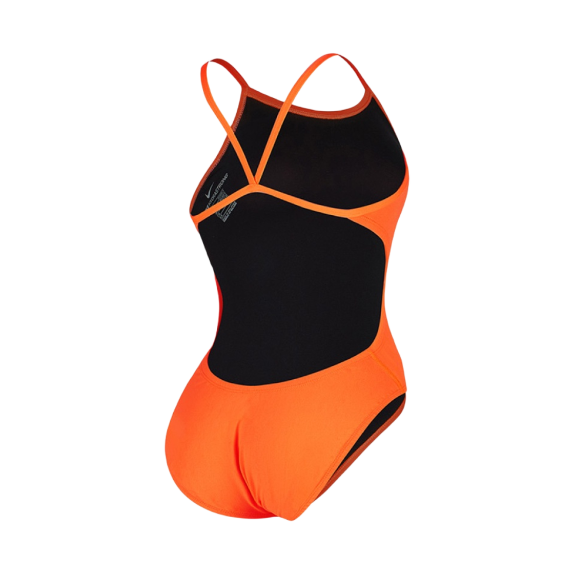 (W) 나이키 스윔 앤서 솔리드 컷아웃 토탈 오렌지((W) Nike Swim Answer Solid Cut Out Total Orange) - 2