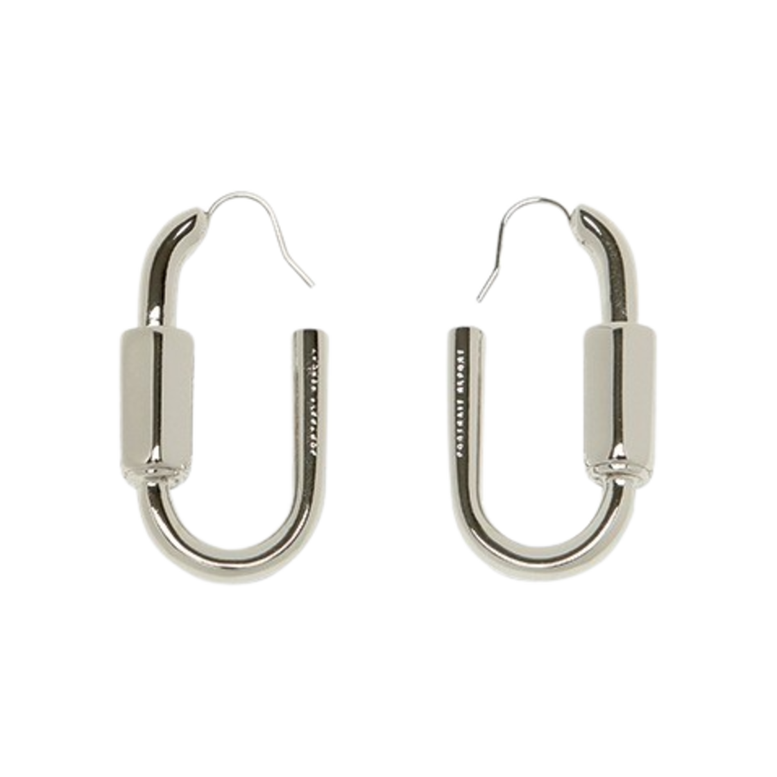 포트레이트리포트 썸머타임 새드니스 체인 후프 이어링 실버(Portrait Report Summer Time Sadness Chain Hoop Earring Silver)