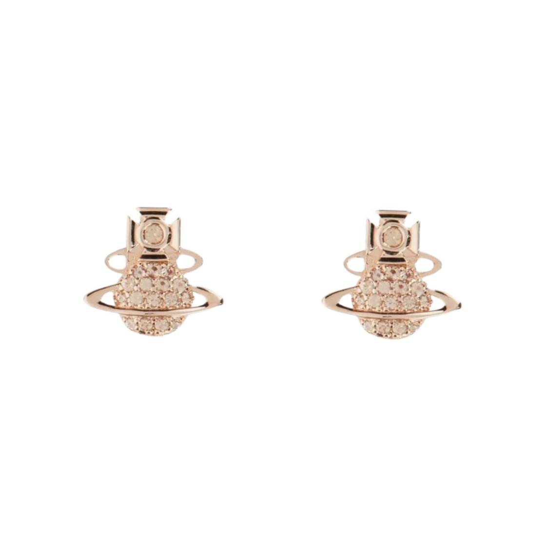 (W) 비비안 웨스트우드 타미아 이어링 핑크 골드((W) Vivienne Westwood Tamia Earrings Pink Gold) - 1