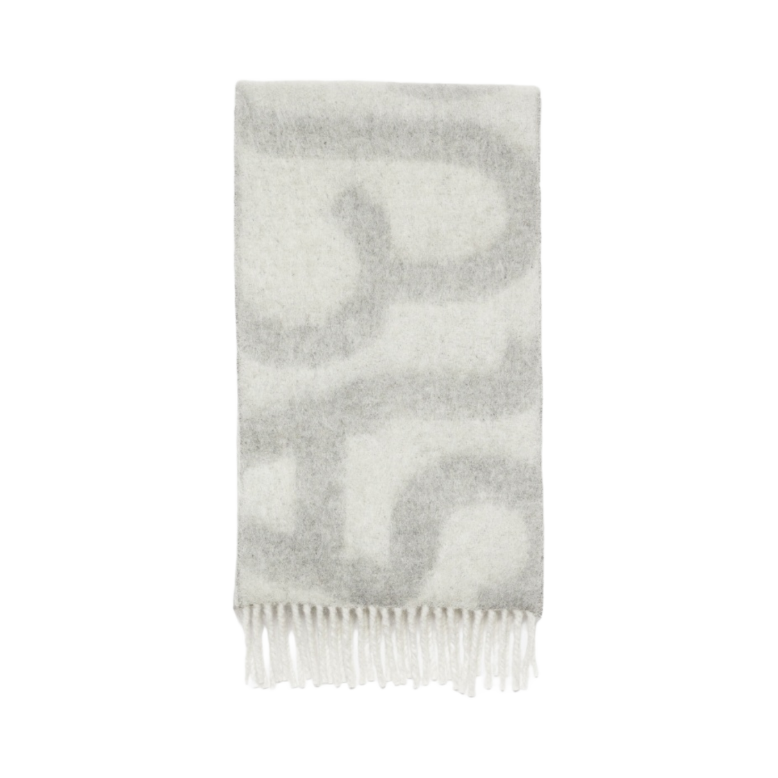 CA0311-AAB Acne Studios Logo Muffler Light Grey