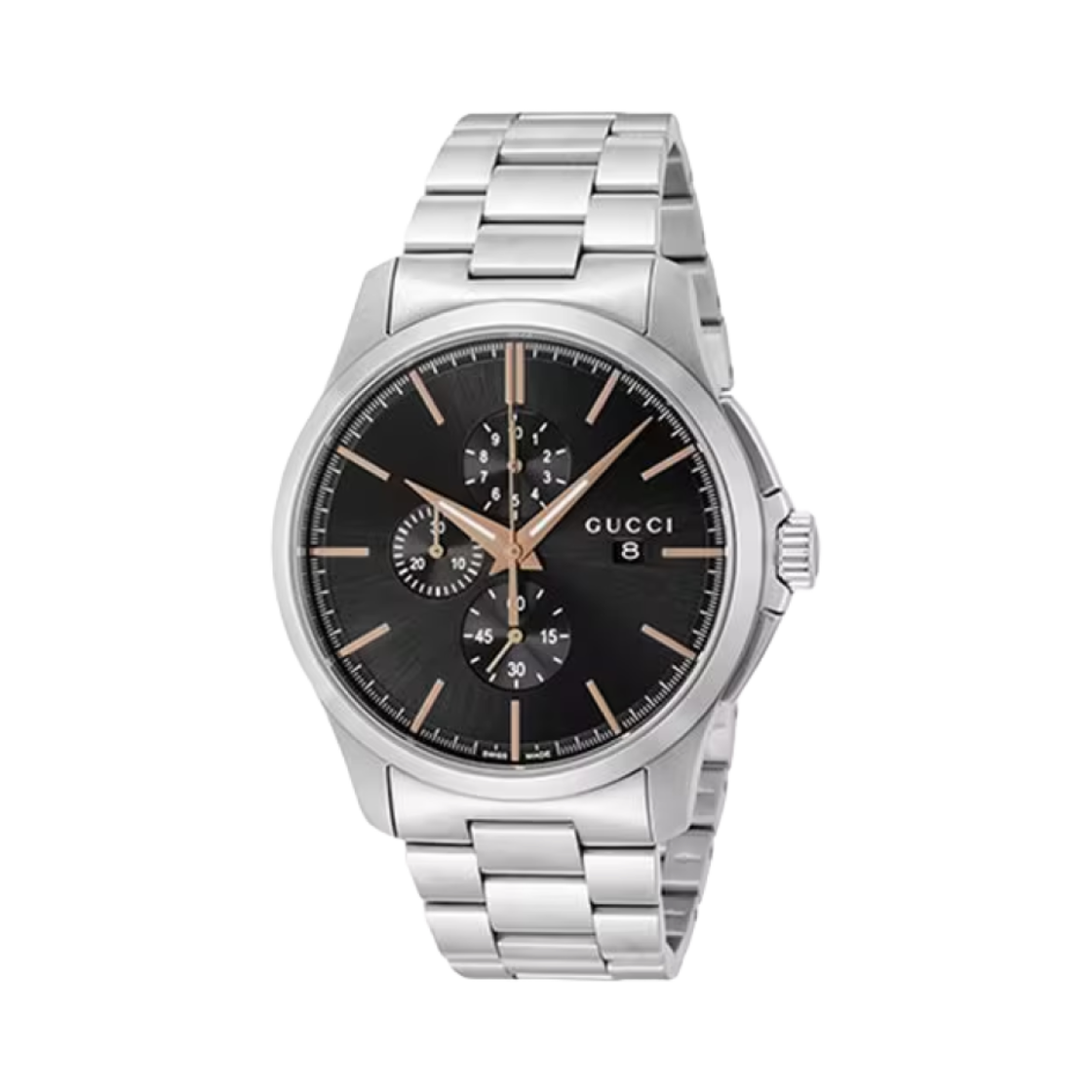 구찌 G-타임리스 쿼츠 44mm 스틸 블랙(Gucci G-Timeless Quartz 44mm Steel Black)