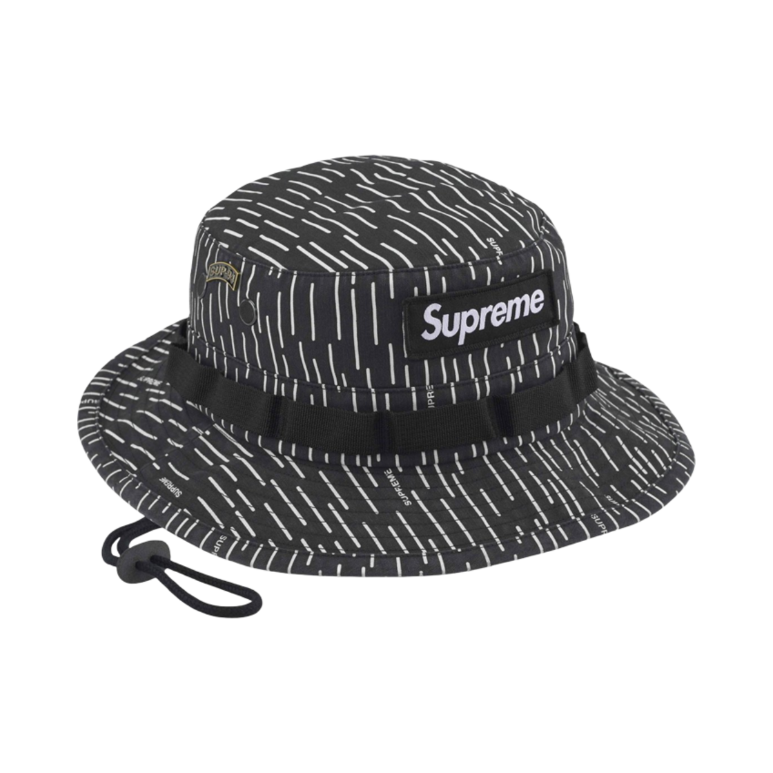 슈프림 밀리터리 부니 블랙 레인드롭 - 24FW(Supreme Military Boonie Black Raindrop - 24FW)