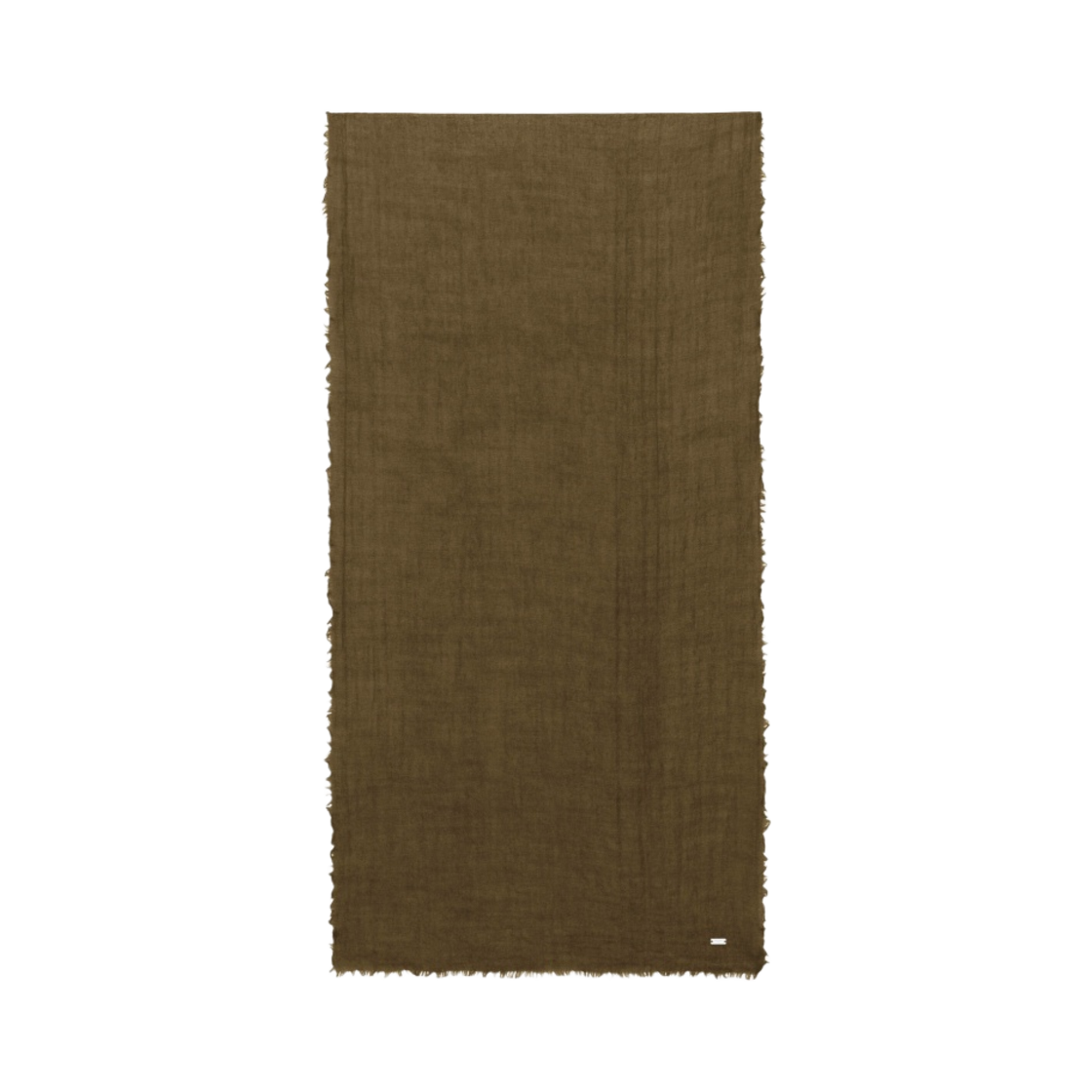 생로랑 라지 스카프 울 앤 캐시미어 카키(Saint Laurent Large Scarf In Wool And Cashmere Khaki) - 1