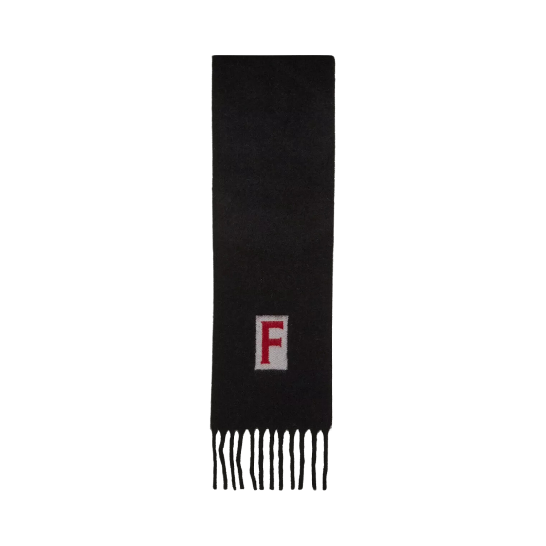 520108-770179 Ferragamo Jacquard Detailing Scarf Red Black