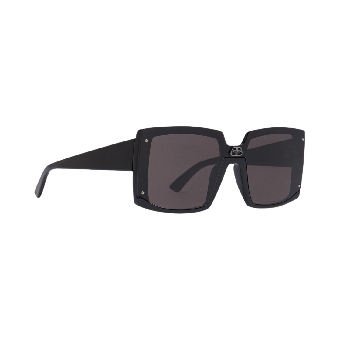 (W) 발렌시아가 실드 스퀘어 선글라스 블랙((W) Balenciaga Shield Square Sunglasses Black) - 2