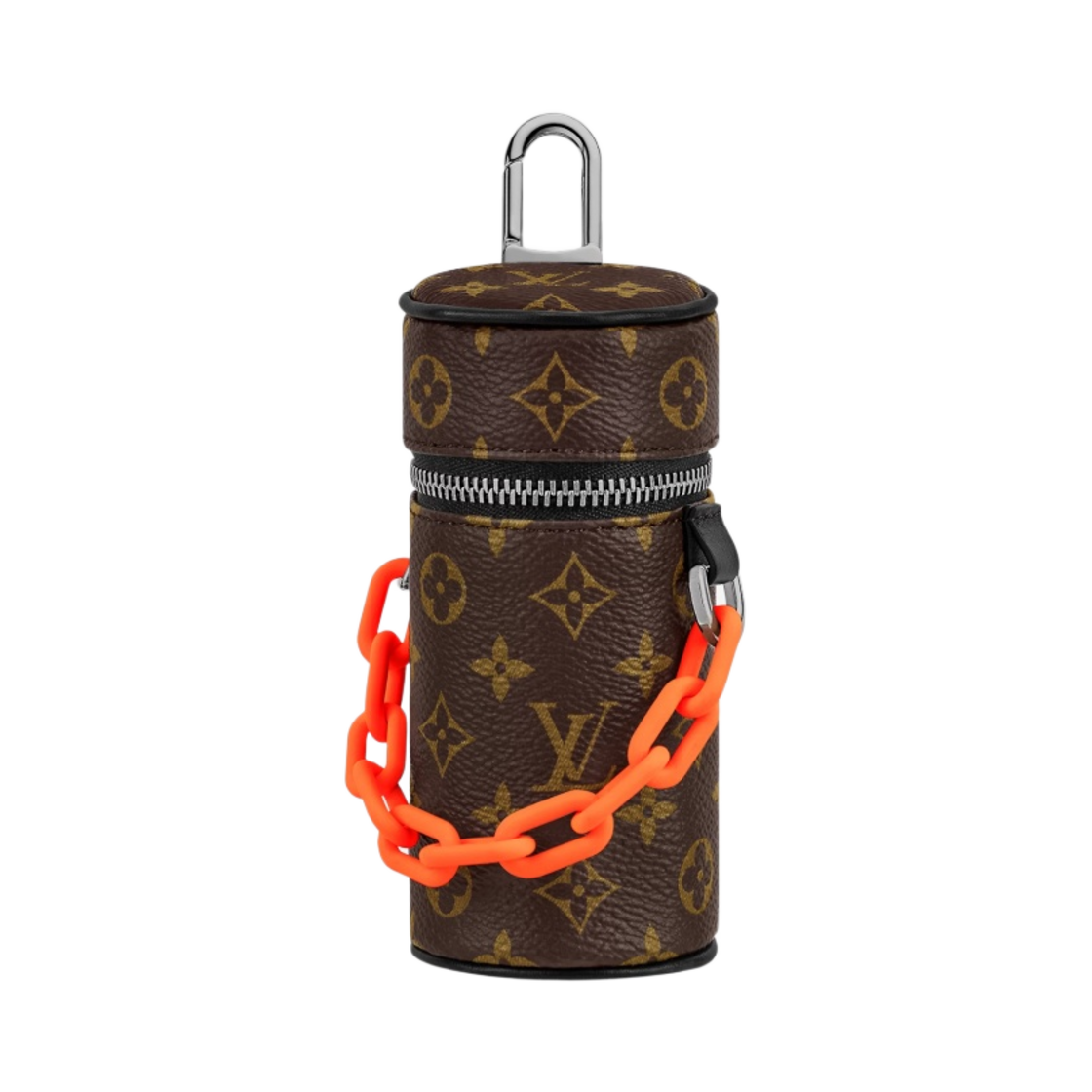 루이비통 모노그램 배럴 파우치 백 참 모노그램 매트 오렌지(Louis Vuitton Monogram Barrel Pouch Bag Charm Monogram Matt Orange) - 1