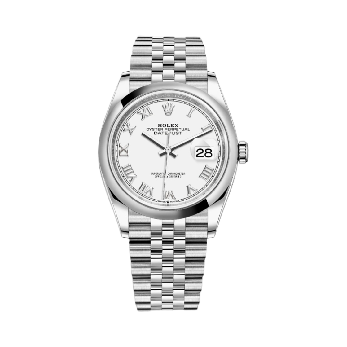 롤렉스 데이트저스트 36mm 126200 화이트 로만 쥬빌리(Rolex Datejust 36mm 126200 White Roman Jubilee) - 1