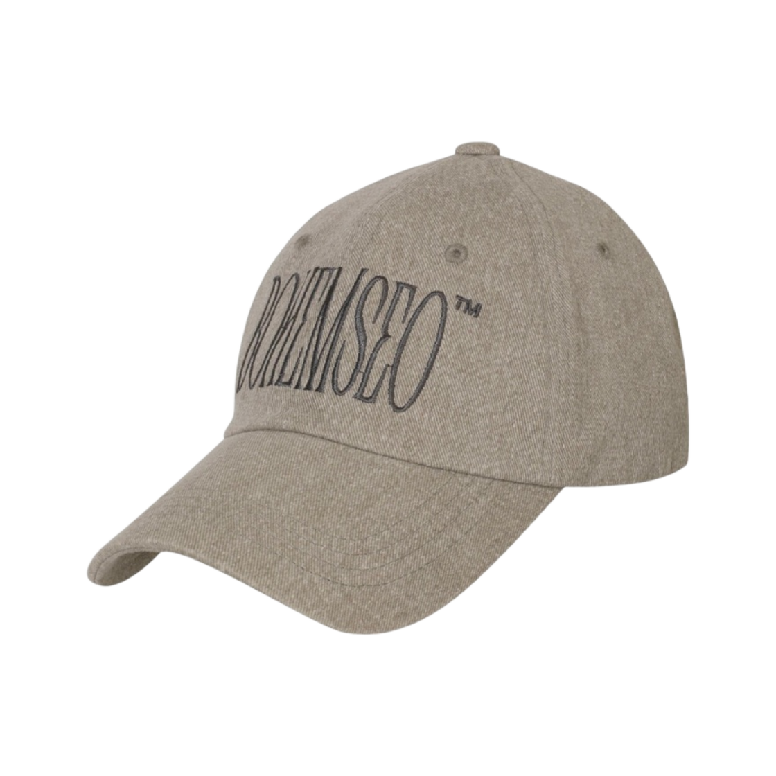 【BOHEMIAN SEOUL】 LOGO PIGMENT BALL CAP ★送料・関税込★ BOHEMIAN SEOUL] SIGNATURE LOGO PIGMENT BALL CAP, CHARCOAL