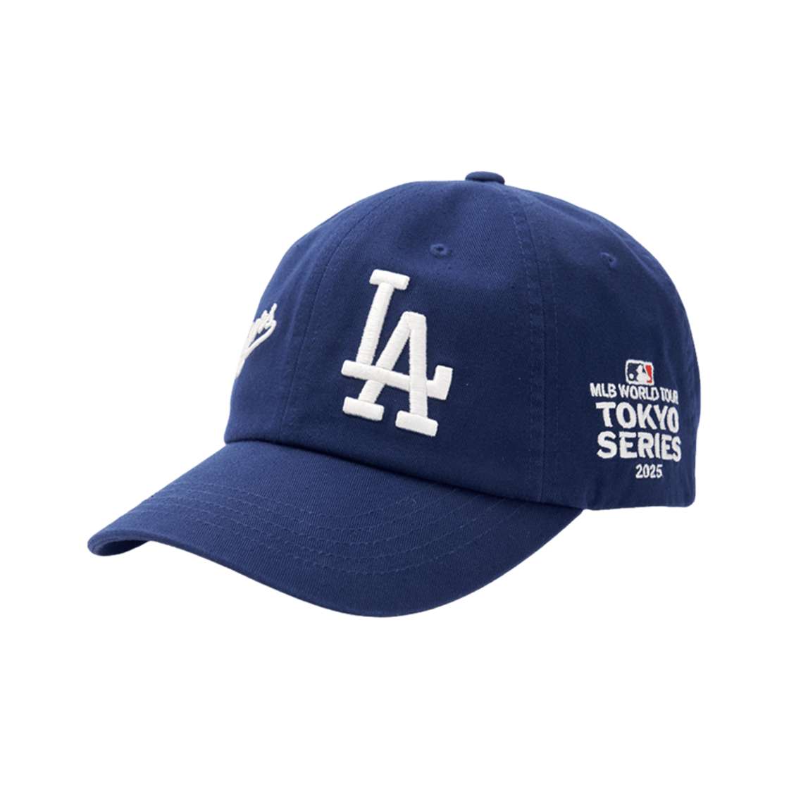 3ACPWT15N-07NYD MLB 2025 World Tour Ball Cap LA Dodgers Navy