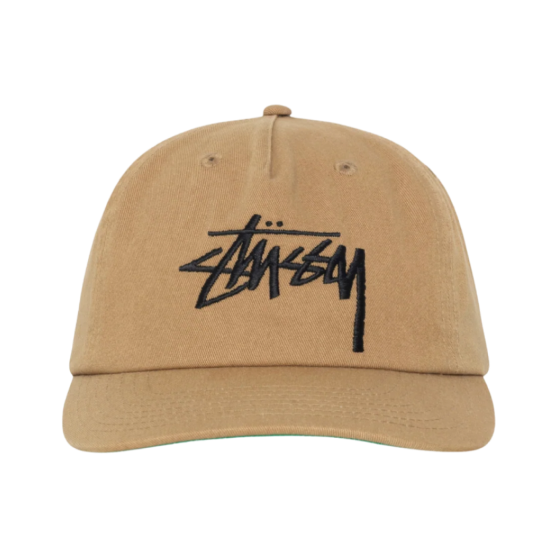 스투시 미드 뎁스 빅 스탁 스냅백 토바코(Stussy Mid-Depth Big Stock Snapback Tobacco) - 1