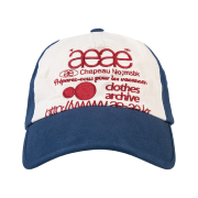 AEAE Web Logo 5pannel Cap Blue & Red
