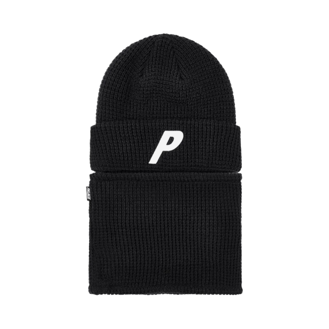 - Palace Zip Off Facewarmer P Beanie Black - 23FW