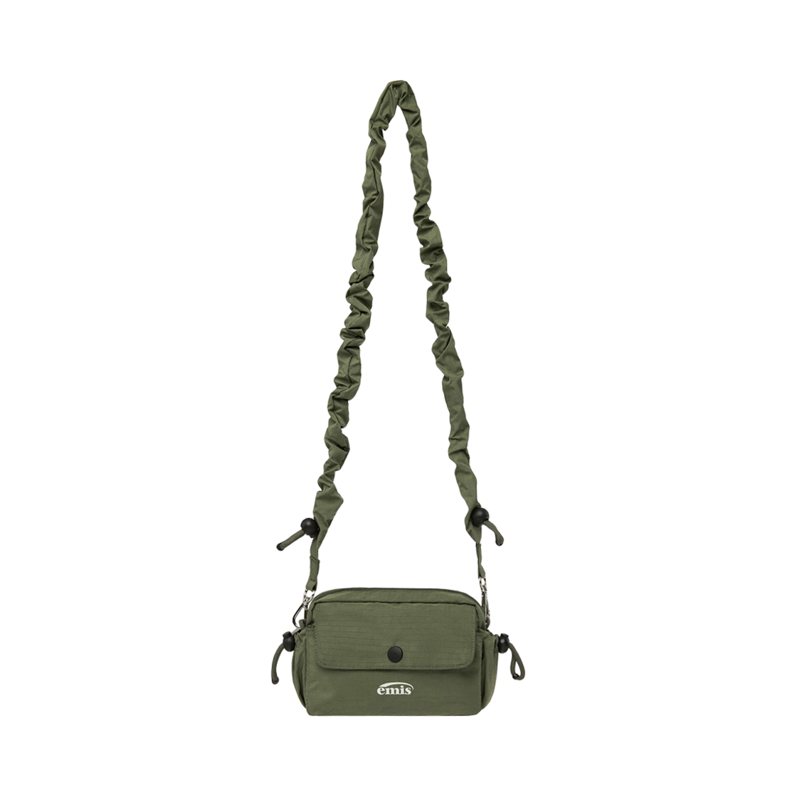 이미스 스트링 미니 크로스바디 백 카키(Emis String Mini Crossbody Bag Khaki)