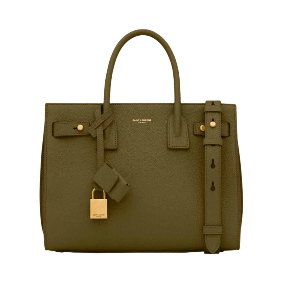 생로랑 삭 드 주르 서플 베이비 그레인 레더 로덴 그린(Saint Laurent Sac De Jour Supple Baby in Grained Leather Loden Green) - 1
