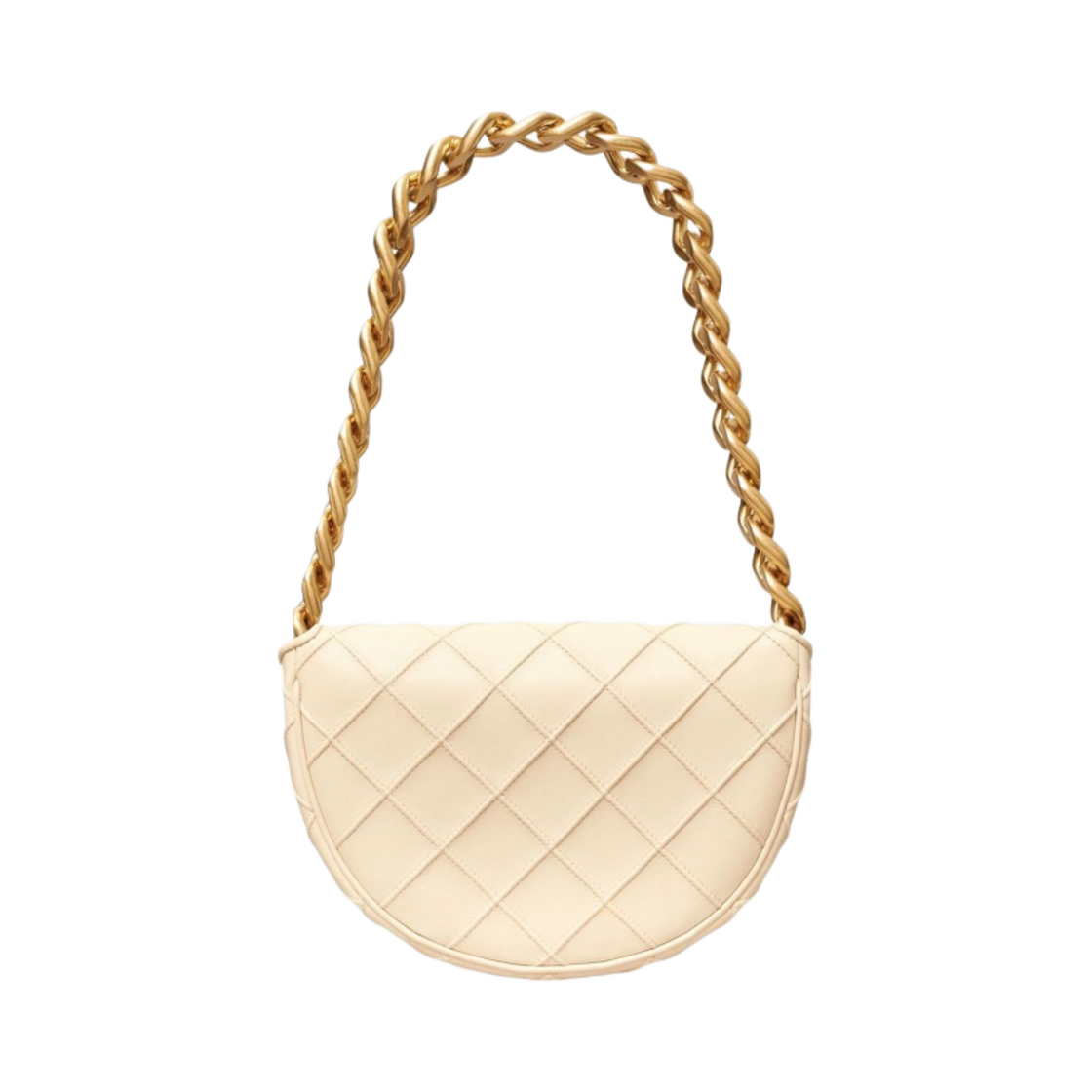 토리버치 미니 플래밍 소프트 크레센트 백 뉴 크림(Tory Burch Mini Fleming Soft Crescent Bag New Cream) - 2