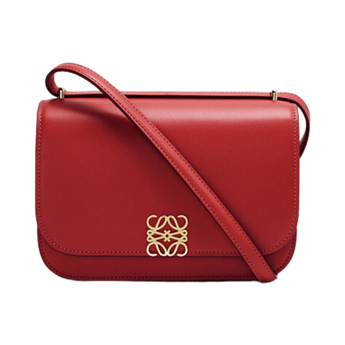 로에베 스몰 고야 백 인 실크 카프스킨 딥 레드(Loewe Small Goya Bag in Silk Calfskin Deep Red) - 1