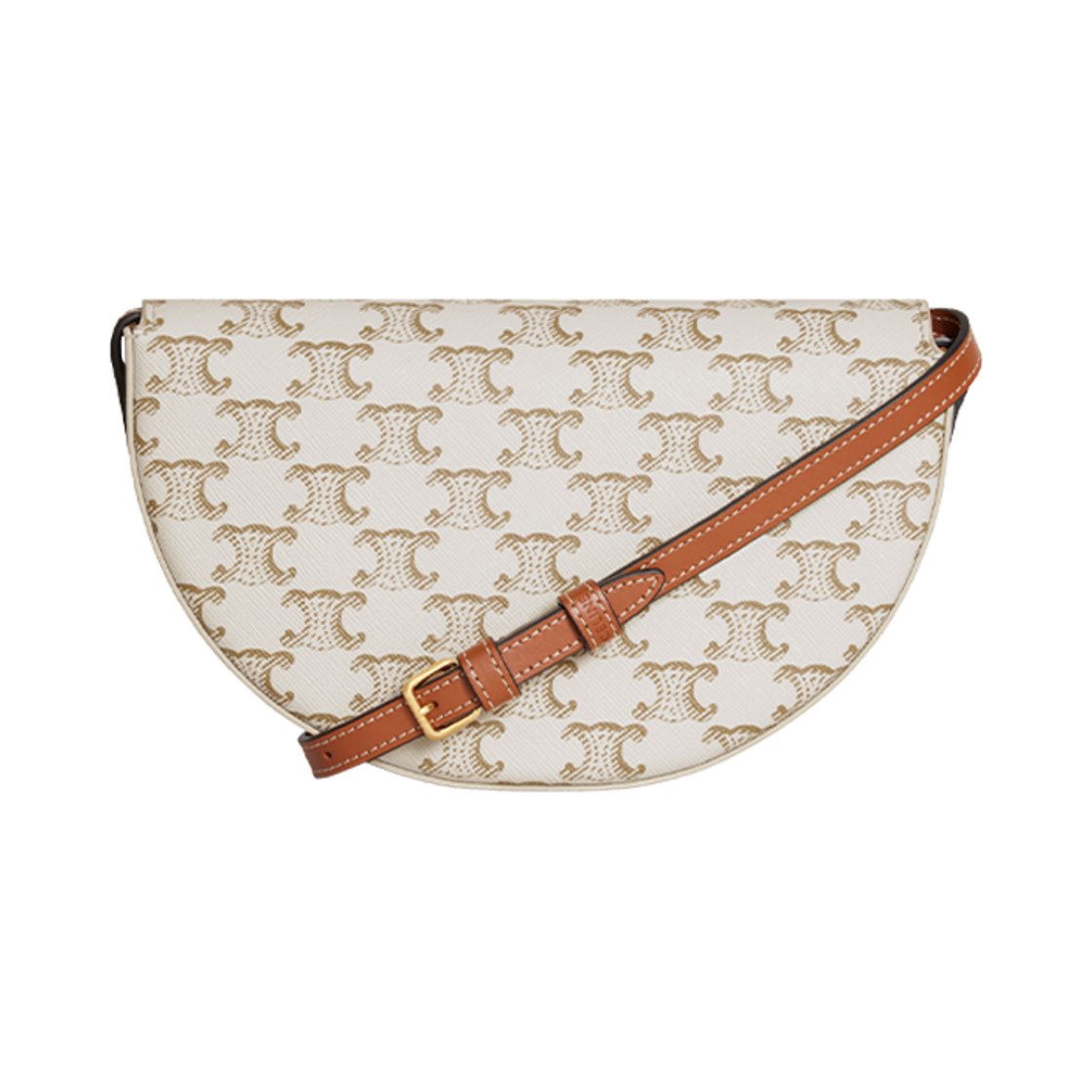 셀린느 베사체 퀴르 트리옹프 트리옹프 캔버스 카프스킨 화이트(Celine Besace Cuir Triomphe in Triomphe Canvas Calfskin White) - 3