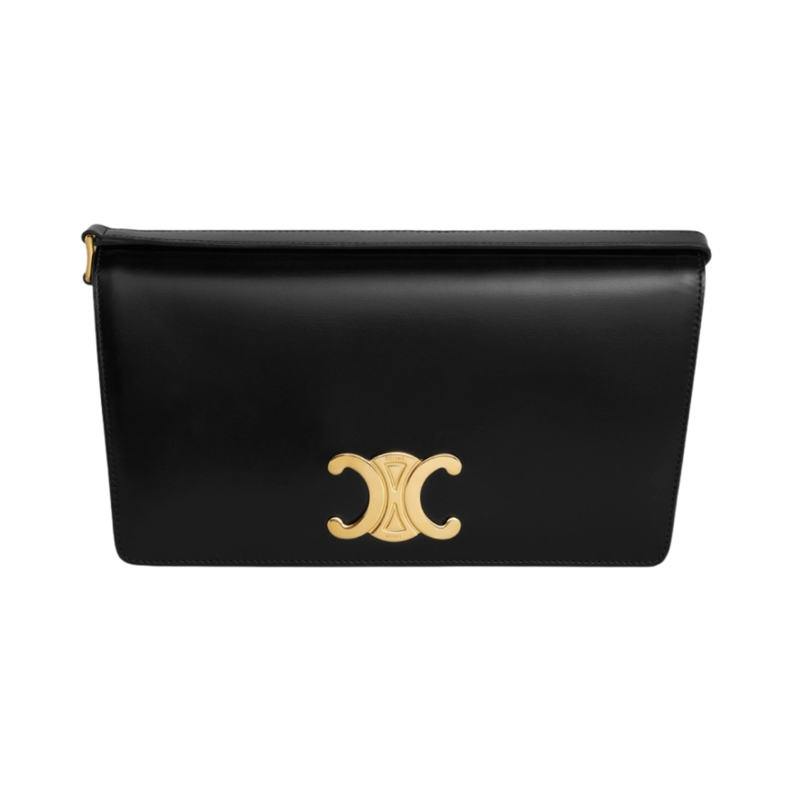 셀린느 샤이니 카프스킨 트라페즈 트리옹프 백 블랙(Celine Trapeze Triomphe Bag in Shiny Calfskin Black) - 1
