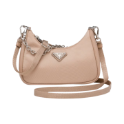 Prada Re-Edition Nylon Mini Shoulder Bag Cameo Beige