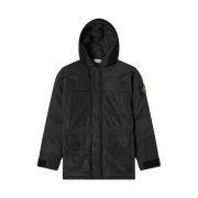 Stone Island 40626 Micro Reps Down Parka Black - 20FW