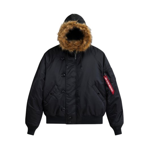 AICOI0000018BLK ALPHA INDUSTRIES N-2B Short Waist Parka Black