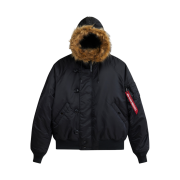 ALPHA INDUSTRIES N-2B Short Waist Parka Black