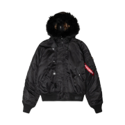 Stussy x Alpha Industries N-2B Short Waist Parka Black