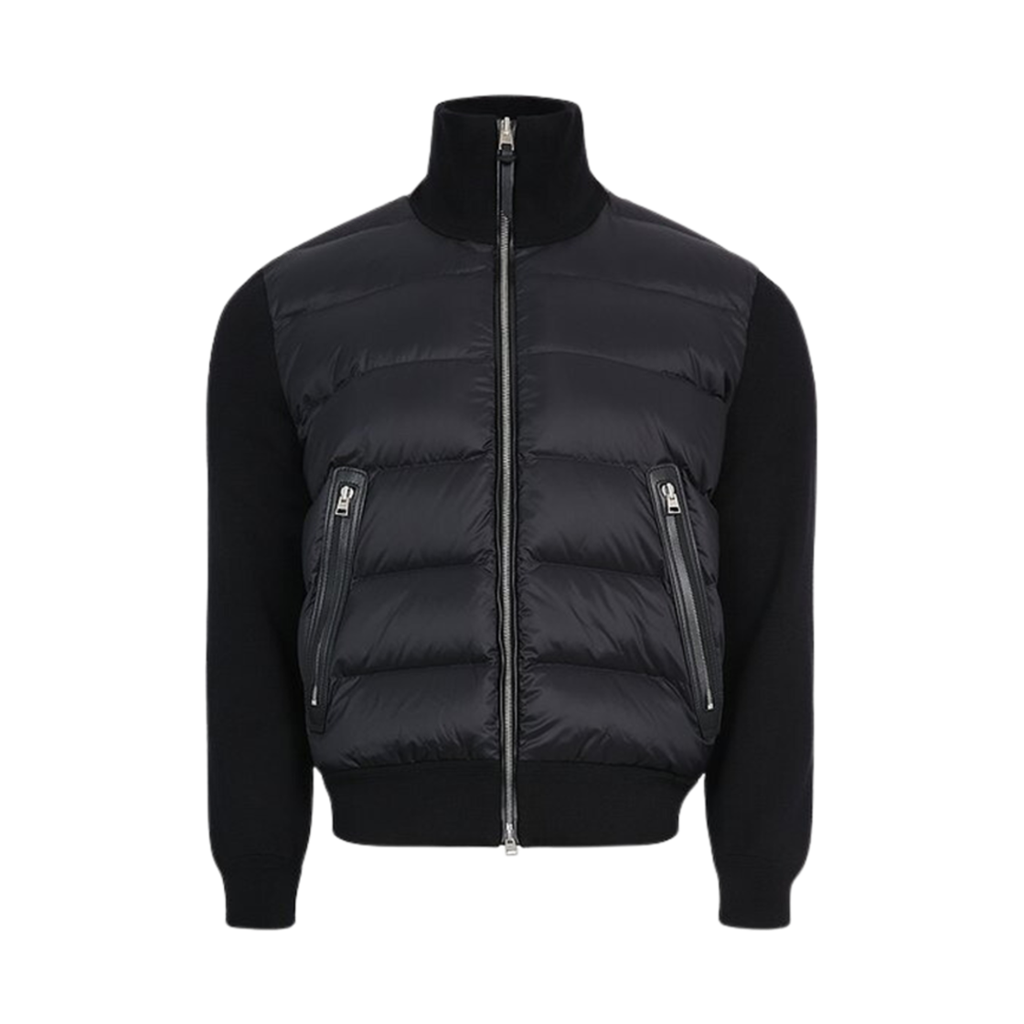 KZY001-YMW011S23-LB999 Tom Ford Nylon Down Front Blouson Black