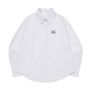 MUCENT Bona Signature Stripe Shirts Light Beige