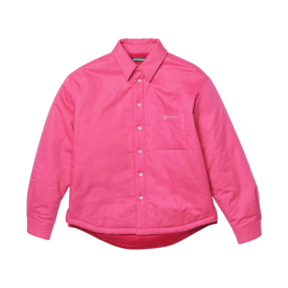 자크뮈스 라 슈미즈 불랑제 퍼프 오버셔츠 핑크(Jacquemus La Chemise Boulanger Puffed Overshirt Pink) - 1