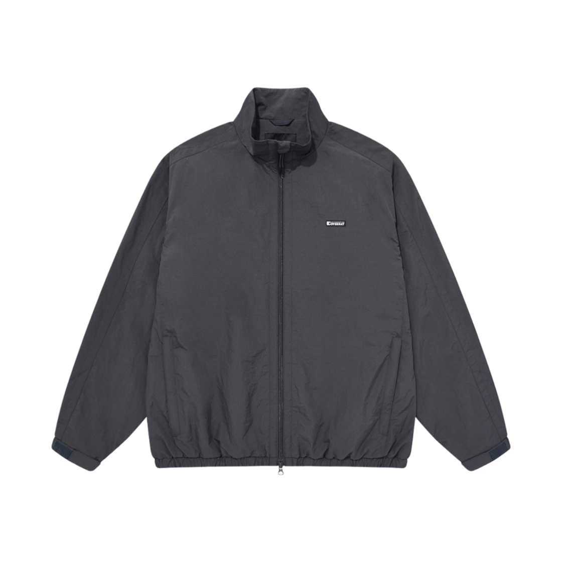 CO2301JK03CH Covernat Big Logo Track Jacket Charcoal