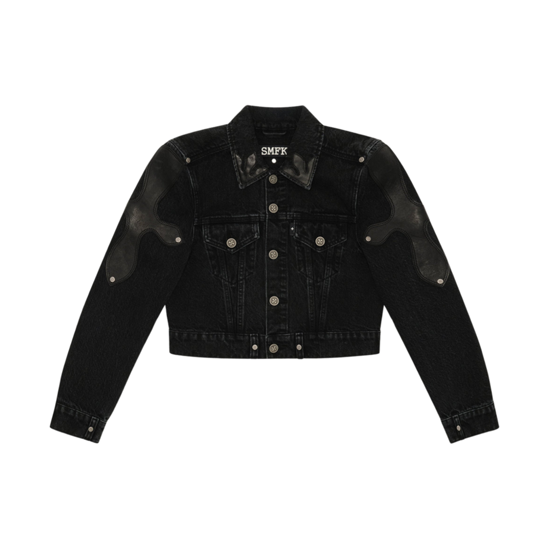 CG005B1 (W) SMFK Wildworld Dancer Classic Denim Jacket Black